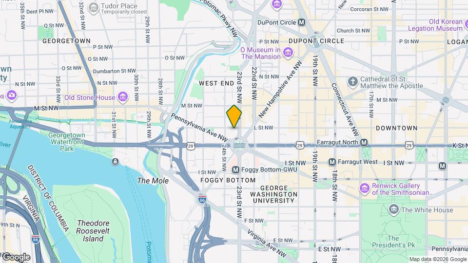 2308 L St NW Map and Location Details