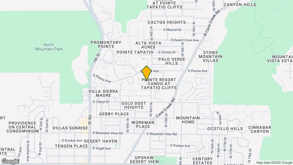 10408 N 11th Pl Map and Location Details