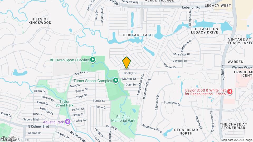 6028 Dooley Dr Map and Location Details