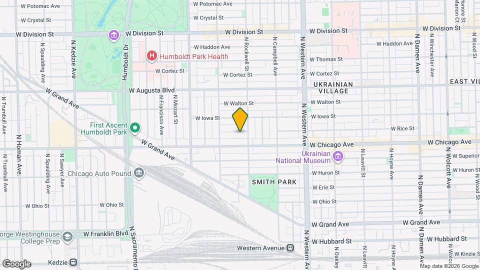2615 W Rice St, Unit 2R Map and Location Details