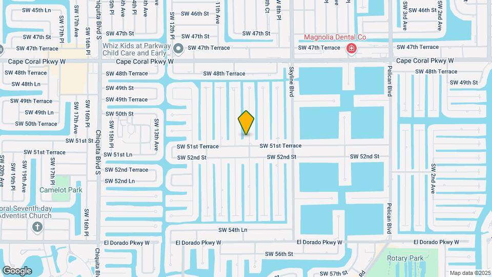 5036 SW 9th Pl Map and Location Details