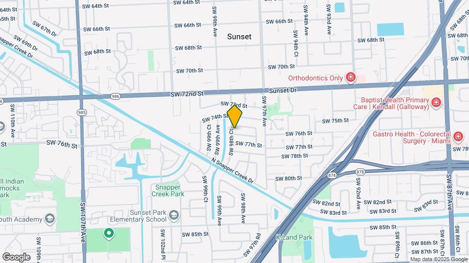9835 SW 76th St Map and Location Details
