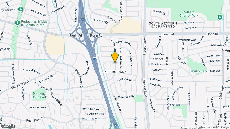 7312 S Land Park Dr Map and Location Details
