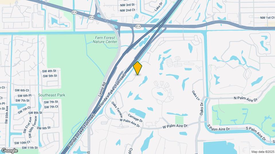 608 W Palm Aire Dr Map and Location Details