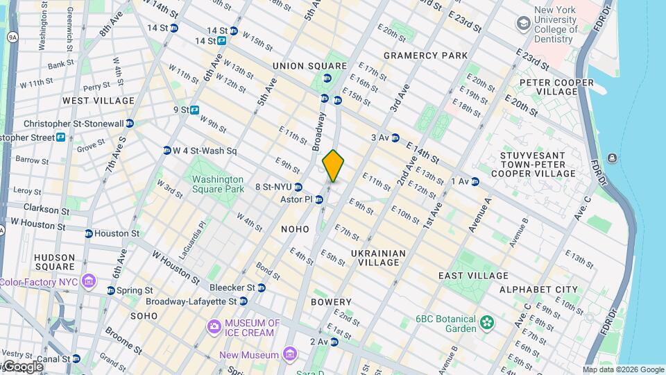 Prestige East Village Apartments Mapa y Detalles de la Ubicación
