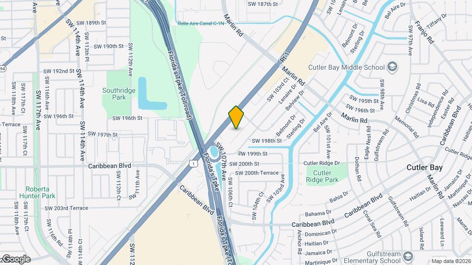 19760 SW 103rd Ct Map and Location Details