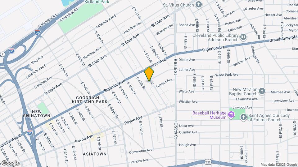 1548 E 49th St Mapa y Detalles de la Ubicación