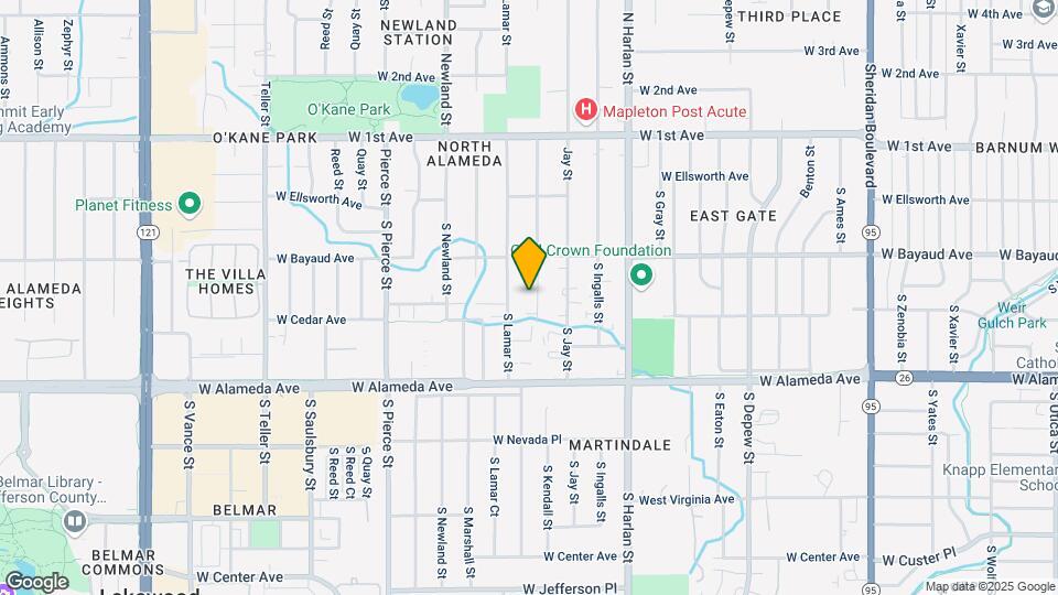 165 S Kendall St Map and Location Details