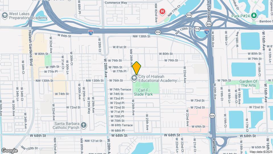 2553 W 76th St, Unit 202 Mapa y Detalles de la Ubicación