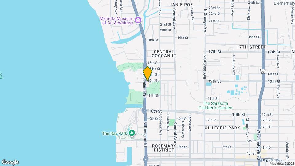 1188 N Tamiami Trl Mapa y Detalles de la Ubicación