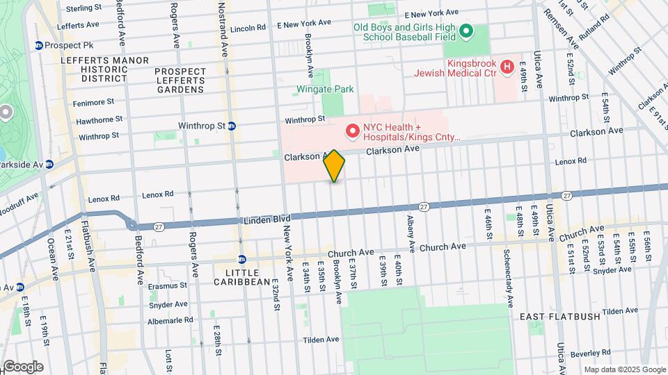 809 Brooklyn Ave Map and Location Details