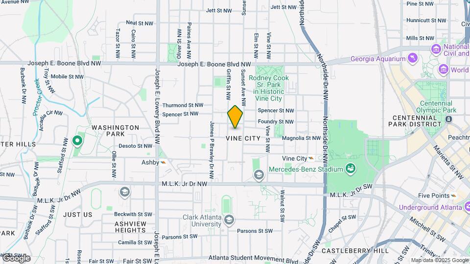 719 Magnolia St NW Map and Location Details