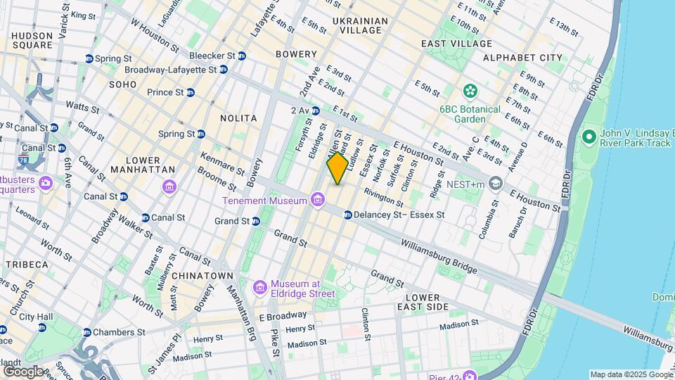 119 Ludlow St Map and Location Details