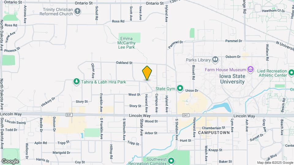 3021 Woodland St Mapa y Detalles de la Ubicación