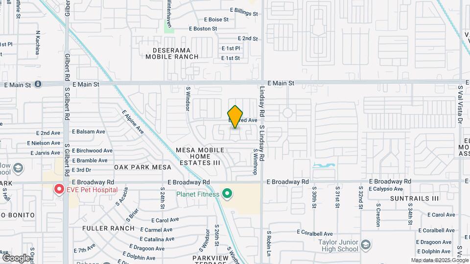 2701 E Allred Ave Map and Location Details