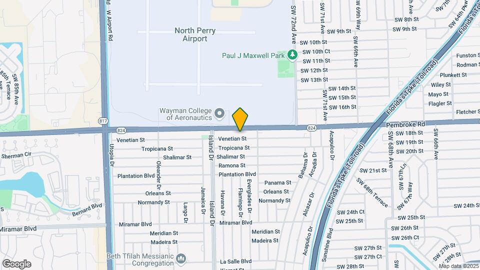 7625-7631 Venetian St Map and Location Details