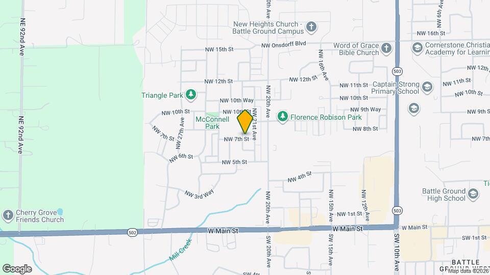 705 NW 22nd Ave Map and Location Details