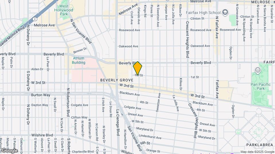 105 S Orlando Ave Map and Location Details