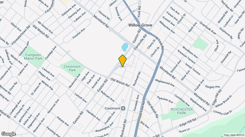 1841 Davisville Rd Map and Location Details