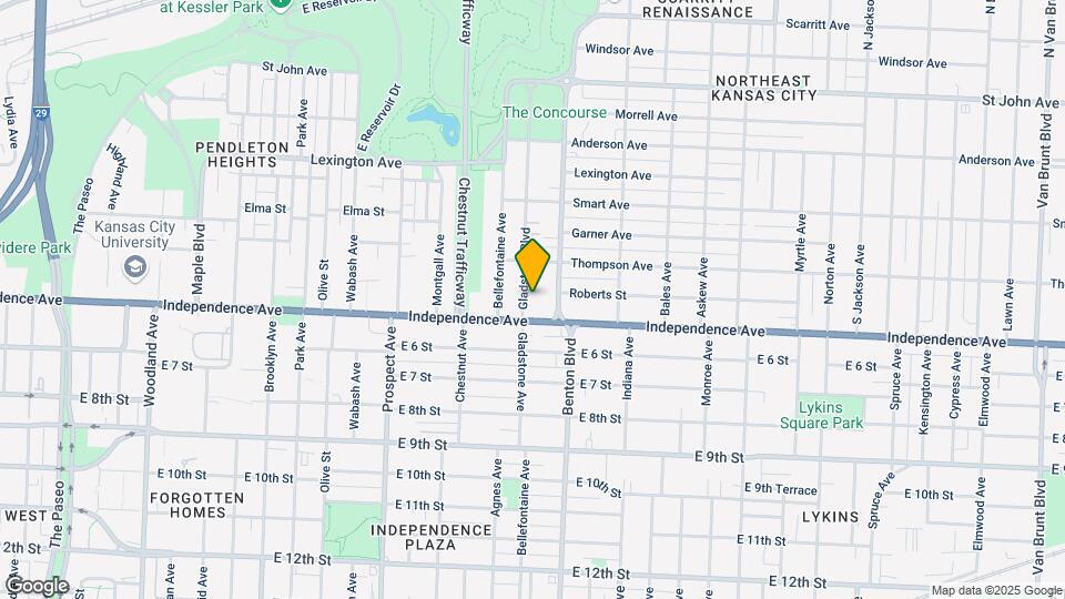 527 Gladstone Blvd Map and Location Details