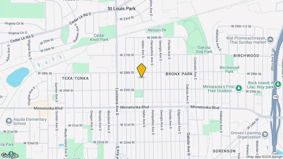 2820 Idaho Ave S Mapa y Detalles de la Ubicación