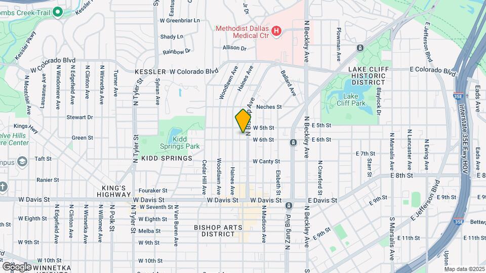 905 N Bishop Ave Mapa y Detalles de la Ubicación