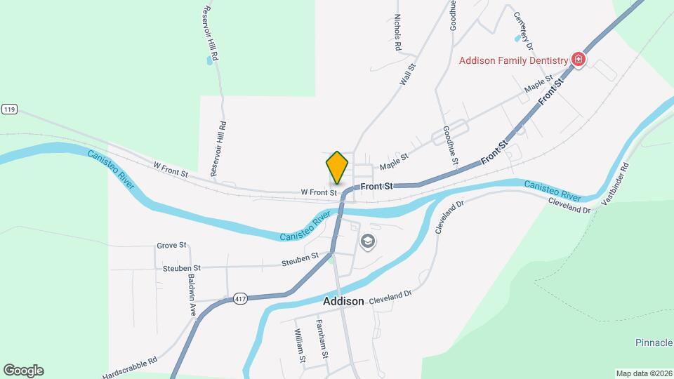 11 W Front St Map and Location Details