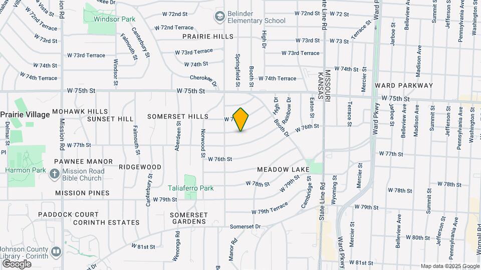 7635 High Dr Map and Location Details