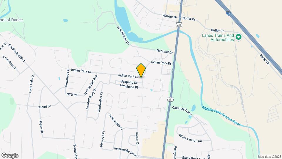 231 Indian Park Dr Map and Location Details