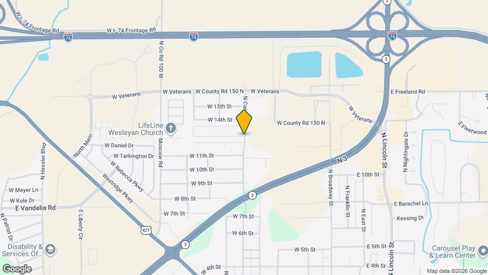 Ridgecrest Apartments Map and Location Details