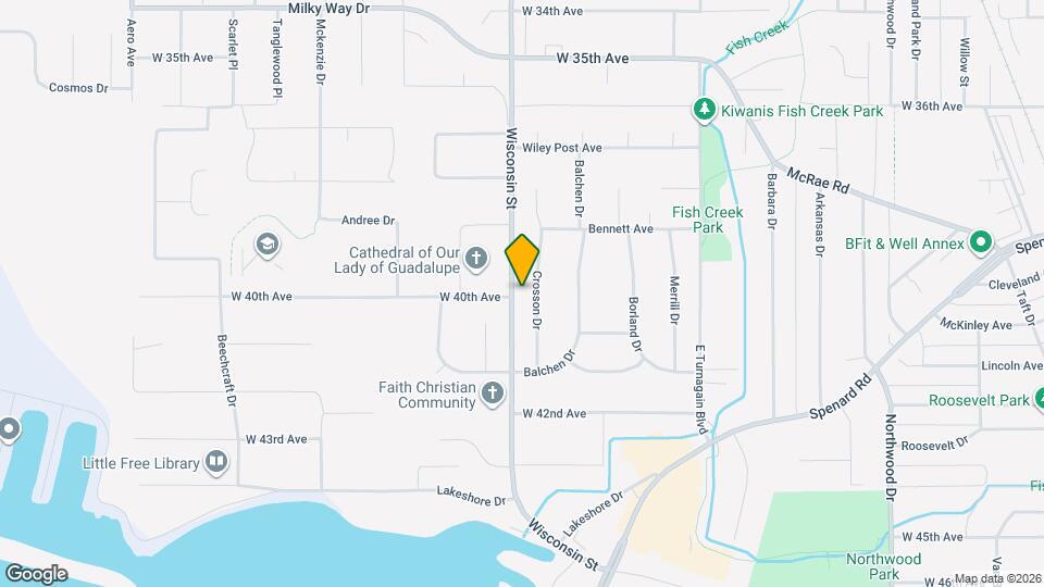 4010 Crosson Dr Map and Location Details