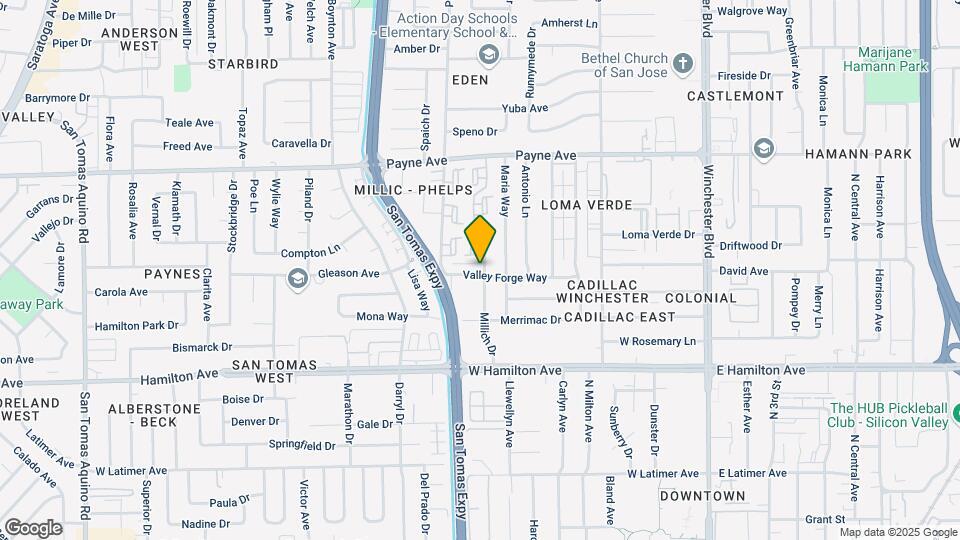 535 Valley Forge Way, Unit VF Map and Location Details
