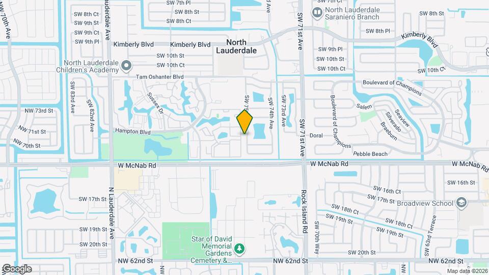 1336 SW 75th Ave Mapa y Detalles de la Ubicación