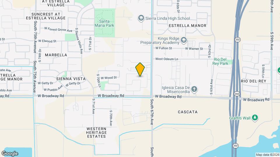 6762 W Encinas Ln Map and Location Details