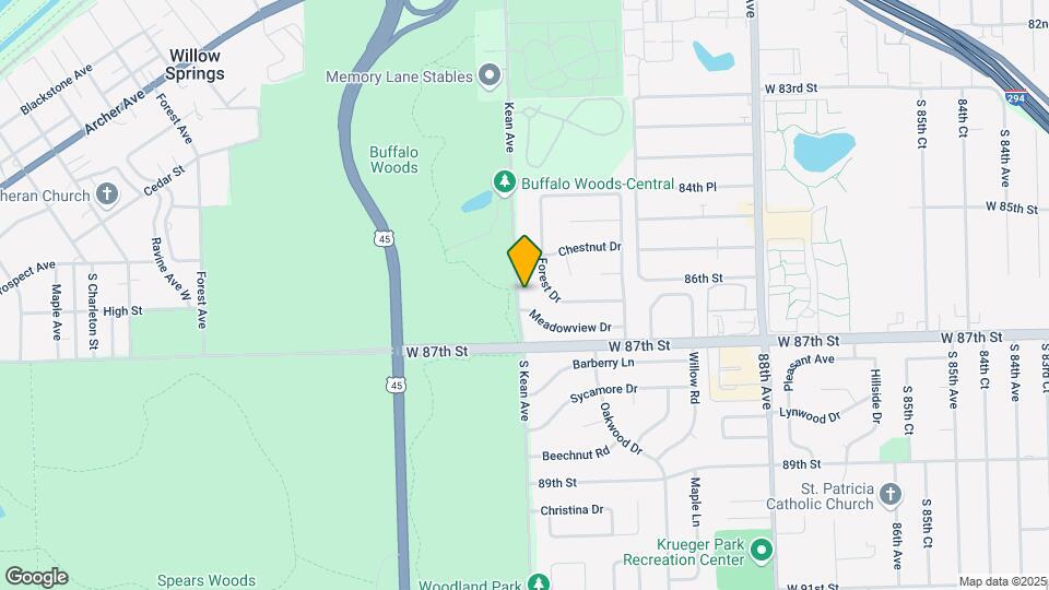 8613 S Kean Ave Map and Location Details