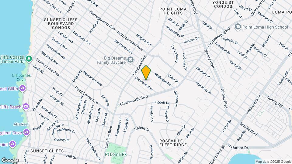 3920 Coronado Ave Map and Location Details