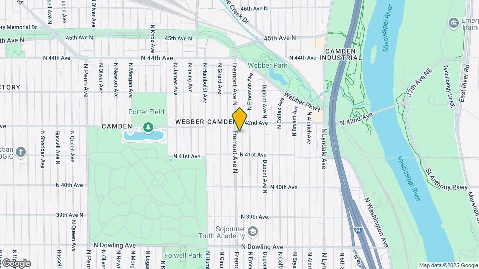 4134 Fremont Ave N Map and Location Details