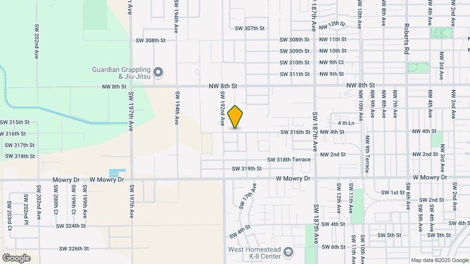 34532 SW 191st Ave Map and Location Details