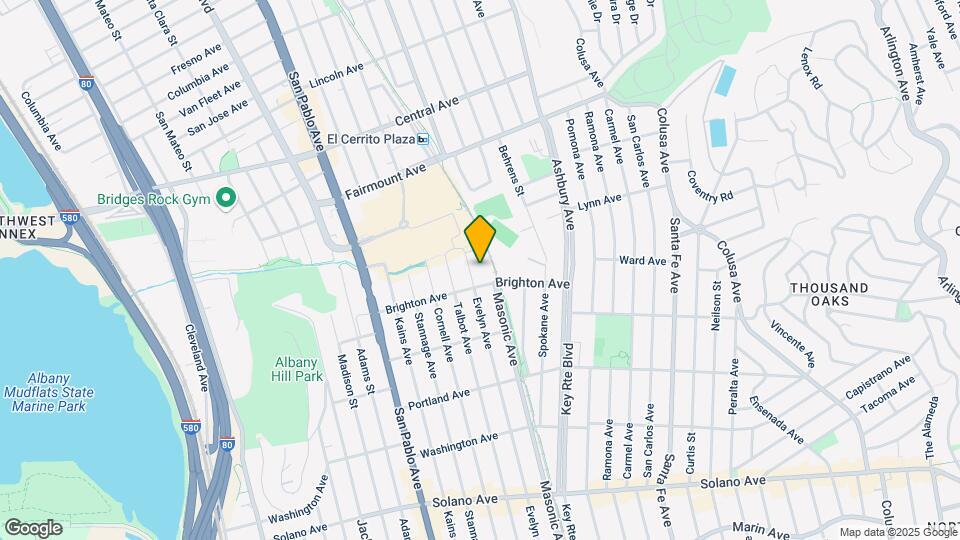 417 Evelyn Ave Mapa y Detalles de la Ubicación