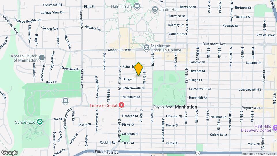 328 N 16th St Map and Location Details