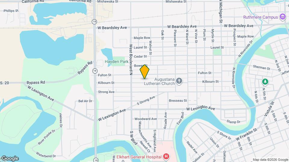 1438 Kilbourn St Map and Location Details