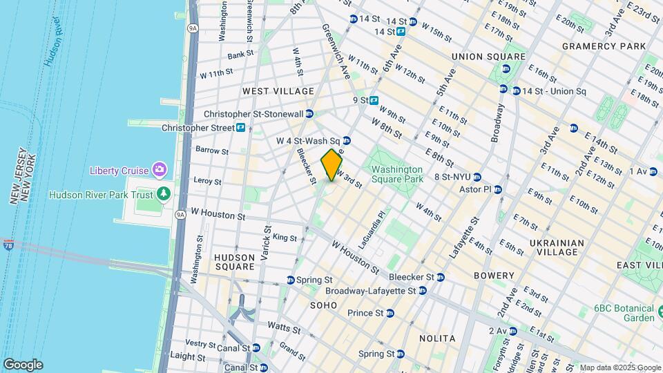 25 Minetta Ln Mapa y Detalles de la Ubicación