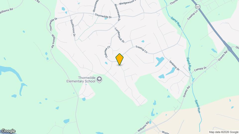 2330 Treetop Ln Map and Location Details