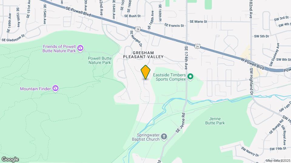 4708 SE Powell Butte Pkwy Map and Location Details