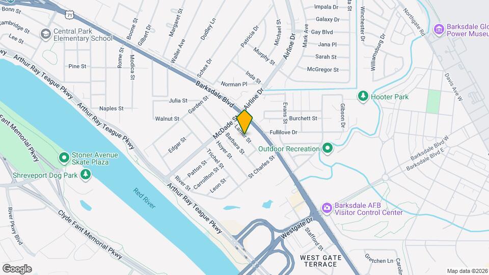 2562 Lamar St Map and Location Details