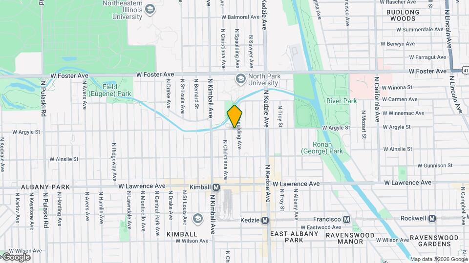 4966 N Spaulding Ave Map and Location Details