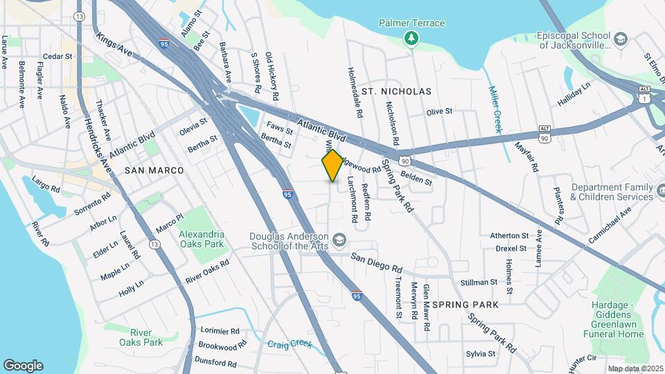 2166 Traymore Rd Map and Location Details
