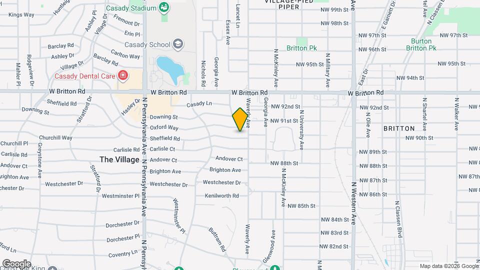 1307 Sheffield Rd Mapa y Detalles de la Ubicación