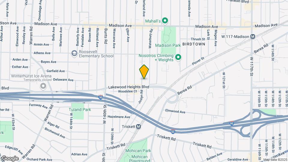 2215 Chesterland Ave, Unit 2 Map and Location Details