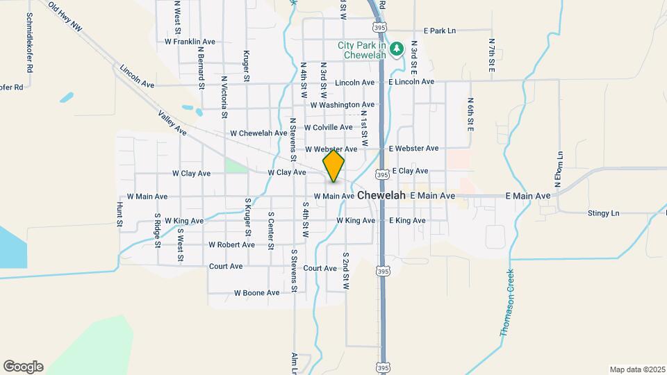 208 W Main Ave Map and Location Details